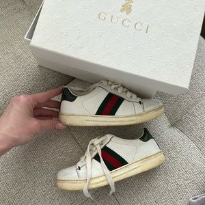 Gucci alligator sneakers